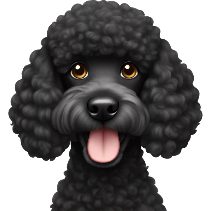 black poodle emoji