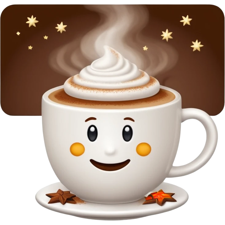 The Star Cappuccino emoji