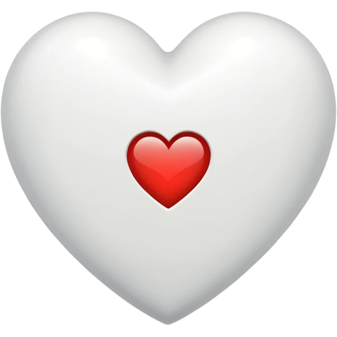 White orthodox heart emoji