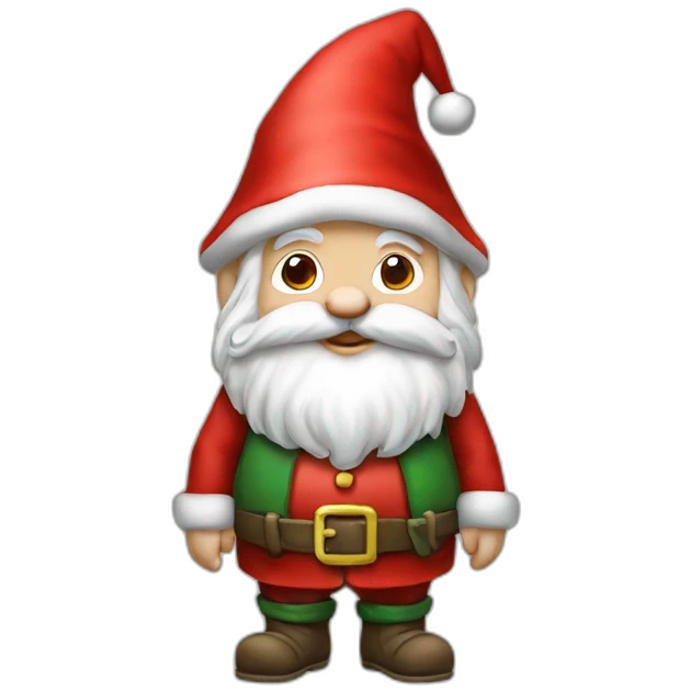 gnome Santa emoji
