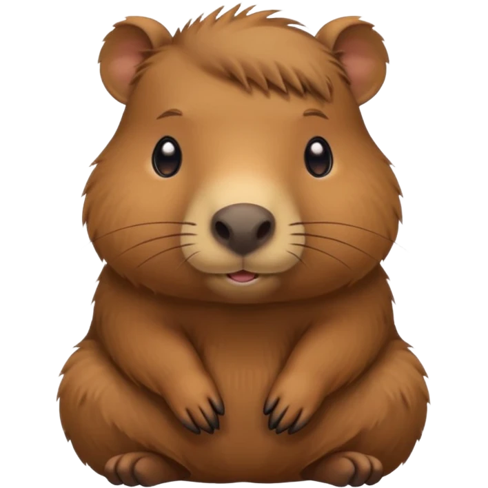 cute capybara emoji