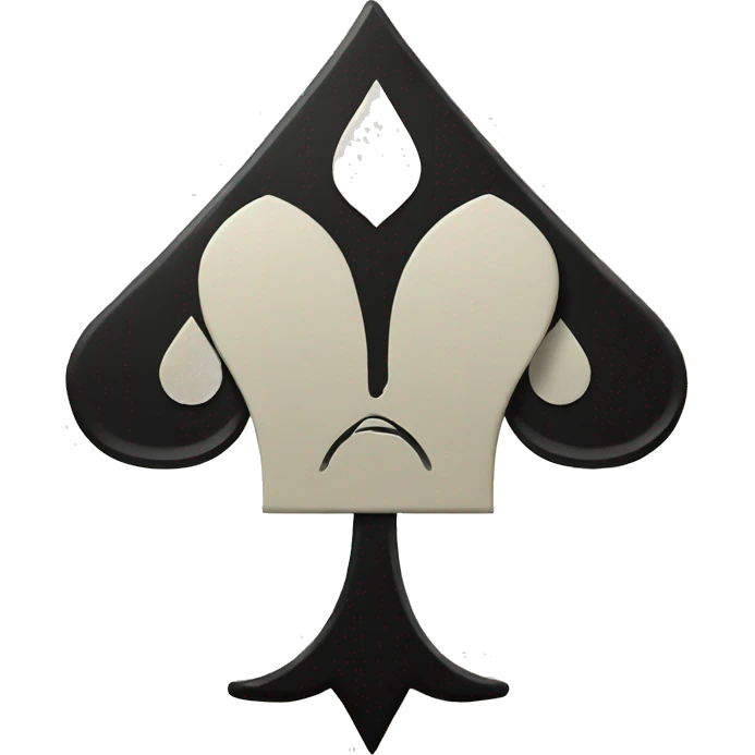 Queen of spades logo emoji