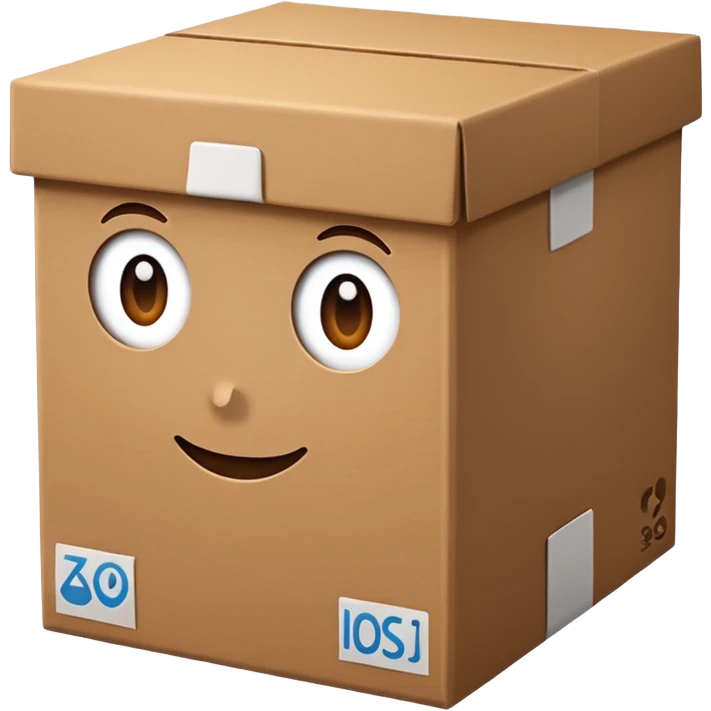 paper box withoutface emoji