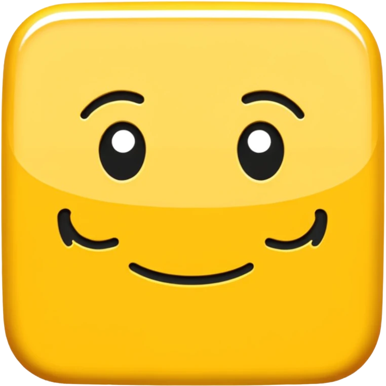 Square yellow color and teks YGZ emoji