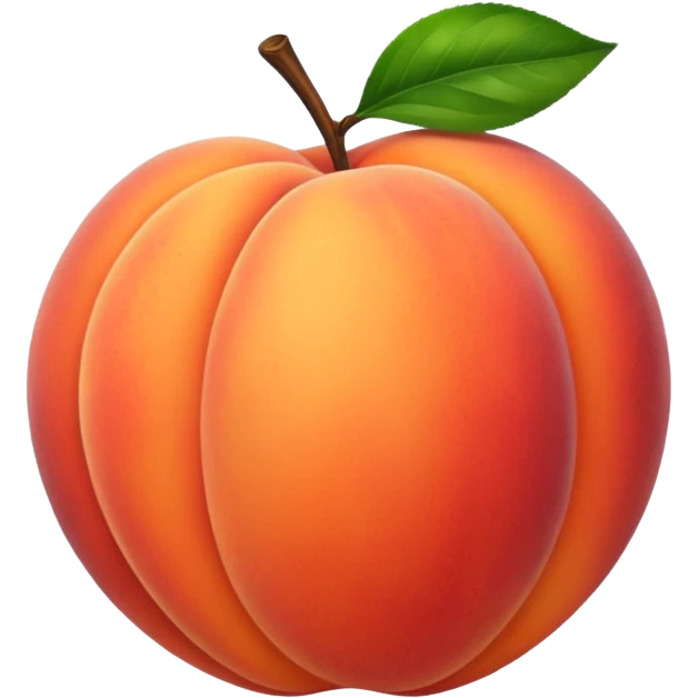 Peach emoji