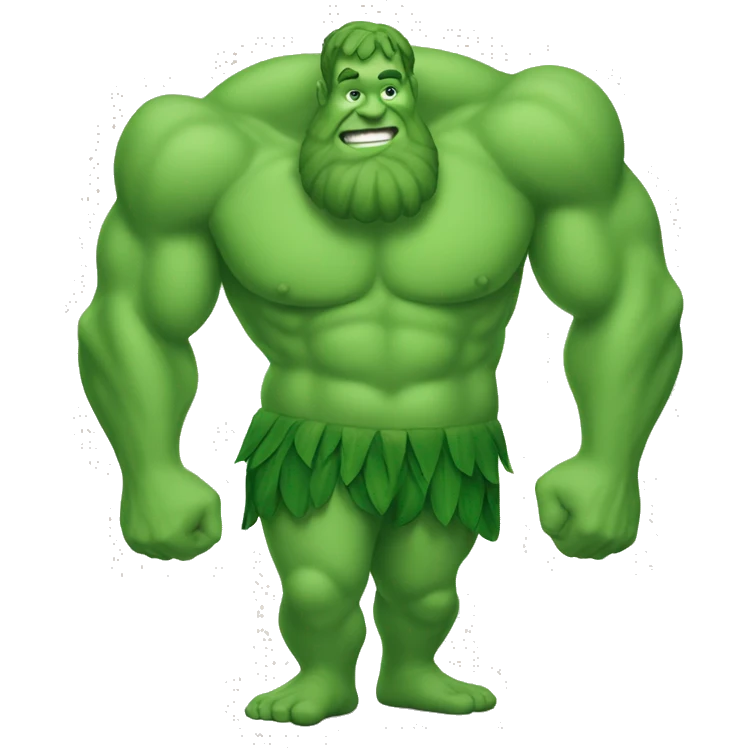 The Jolly Green giant emoji