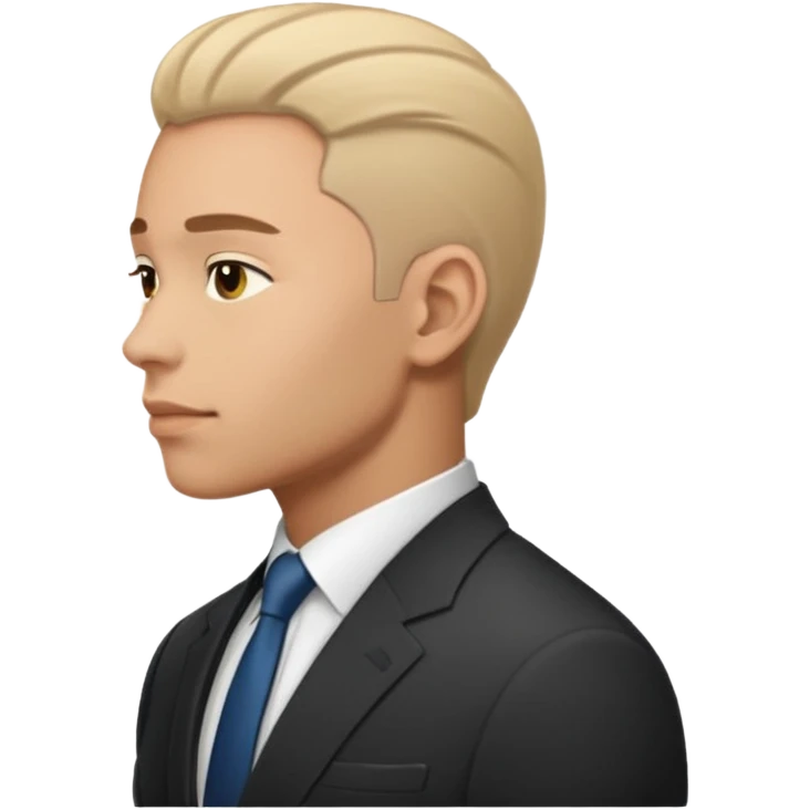 Man in suit side emoji