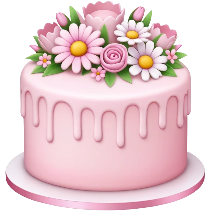 Light pink spring cake  emoji