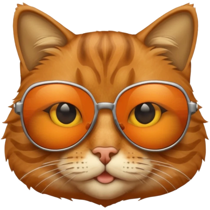 Cat wearing sunglasses emoji