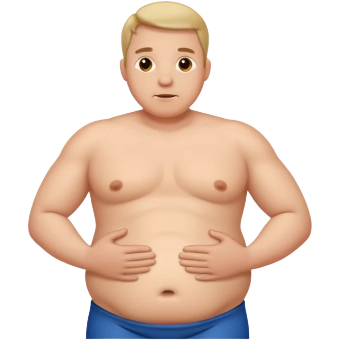 Male belly inflation emoji