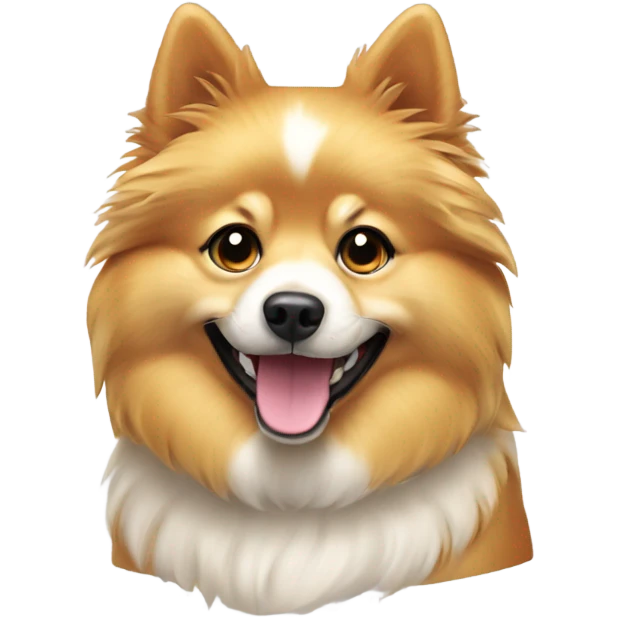 spitz dog golden emoji