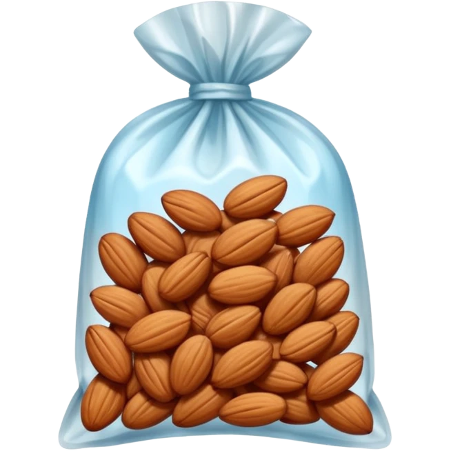 candied almonds in bag emoji