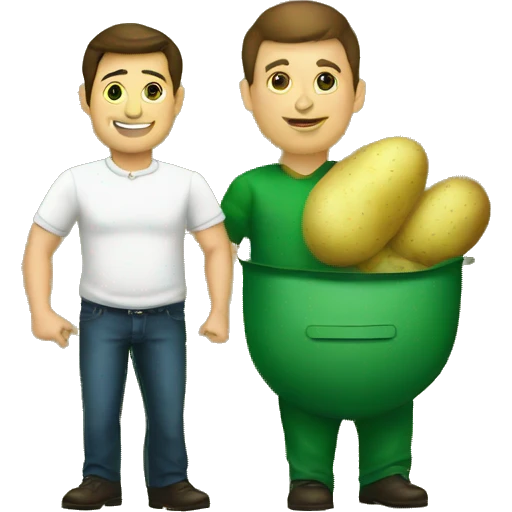 Zelenskyy and potato  emoji