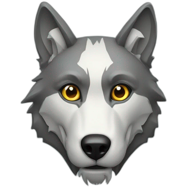 wolf robot emoji