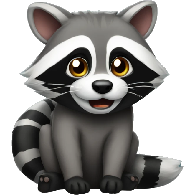 Trash panda emoji