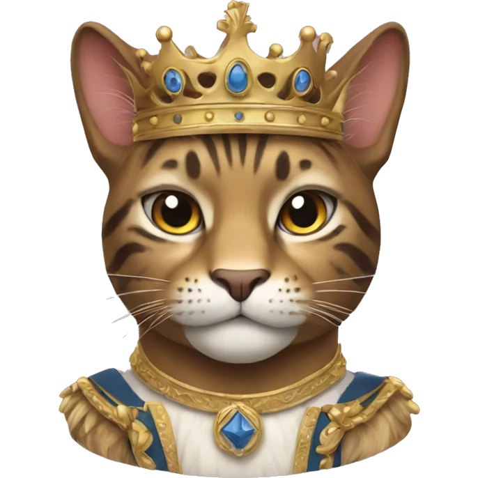 A big royal cat emoji