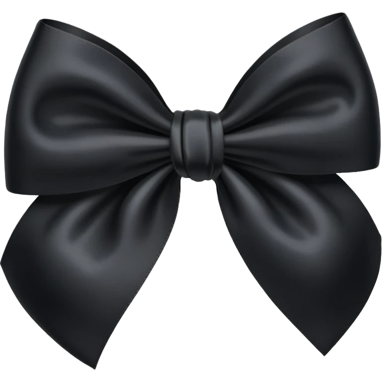 black bow emoji