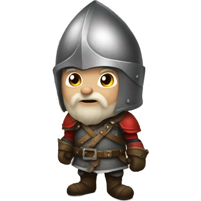 Gnome fight knight  emoji