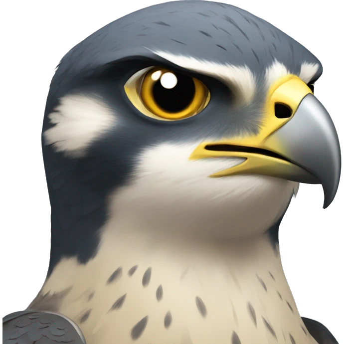peregrine falcon with ht emoji