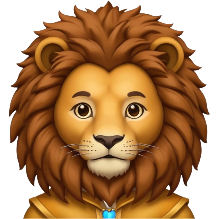 man in lion  costume  emoji