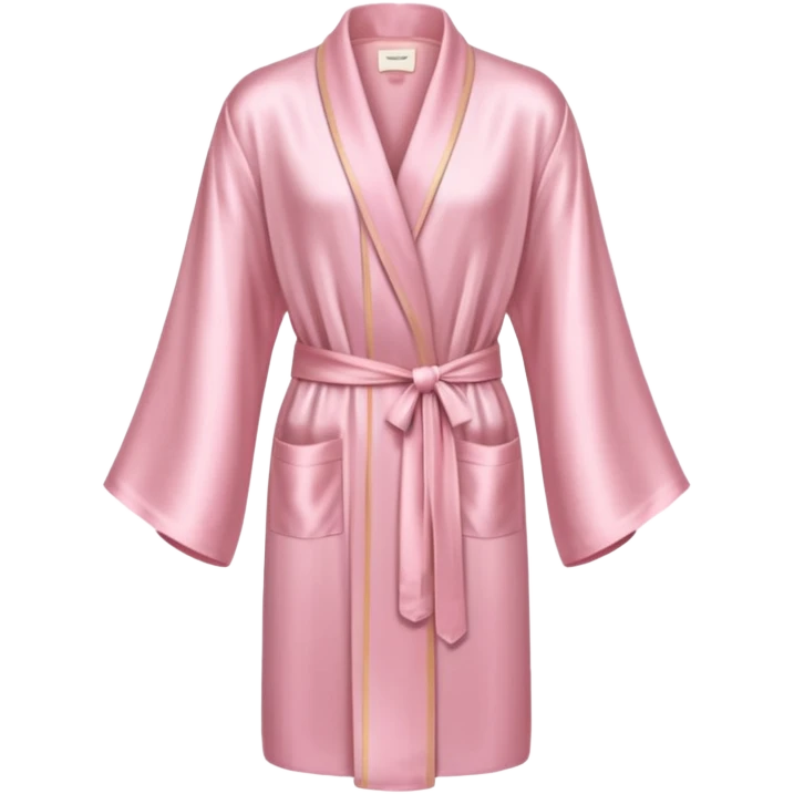 light pink silk robe emoji