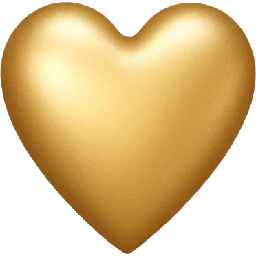 gold heart emoji