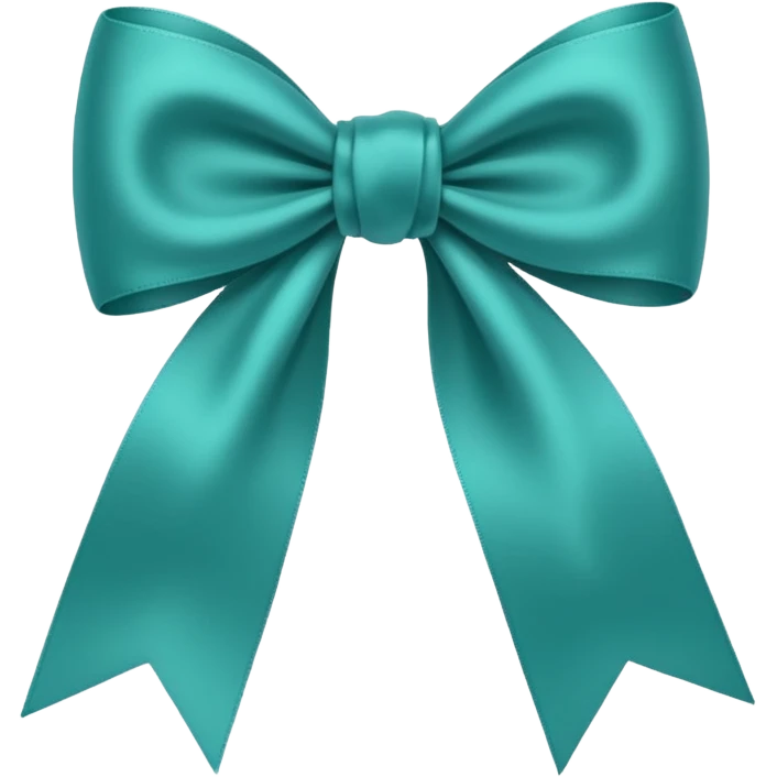 Teal green 🎀 emoji