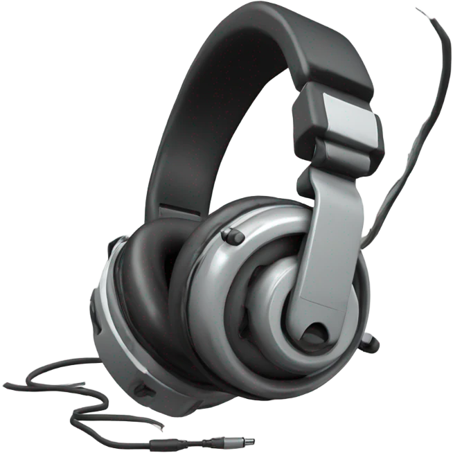 Broken headset emoji