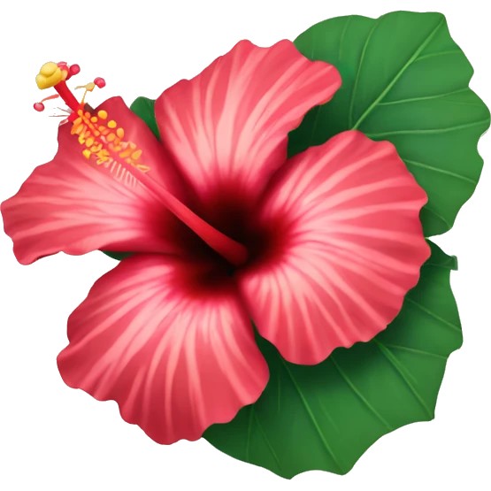 Hibiscus flower emoji