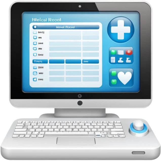 electronic medical record computer emoji