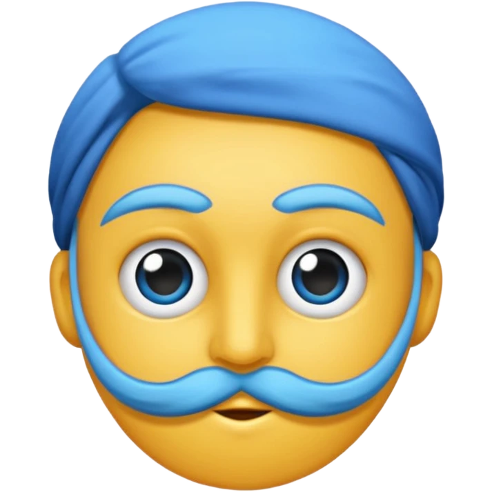 ağzından kalp çıkan mavi ejderha emoji