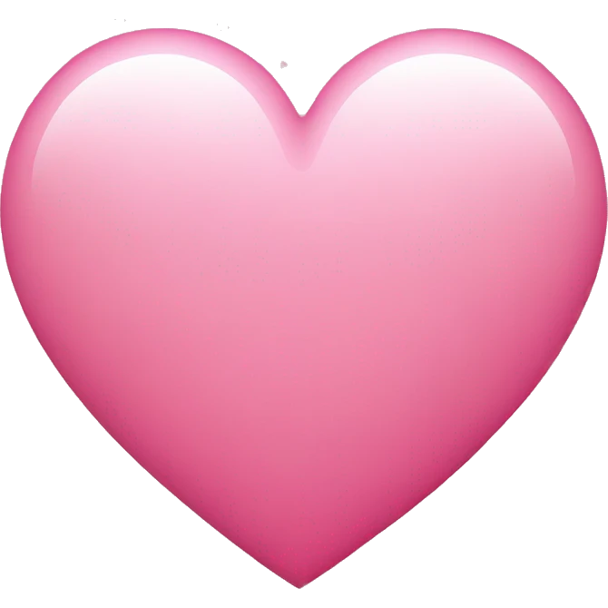 Pink heart emoji