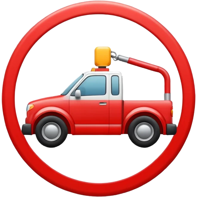 towing zone icon emoji