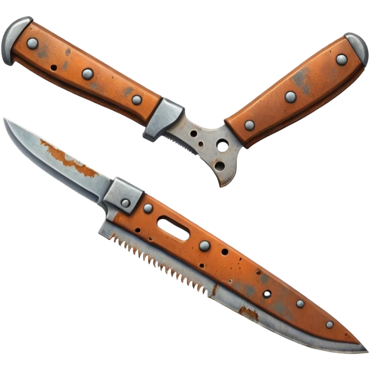 Rusty knife emoji