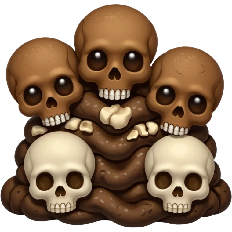 ((poop emoji))with  3 skulls emoji