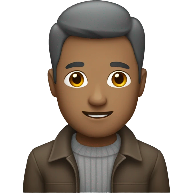 Man with Gray bear emoji