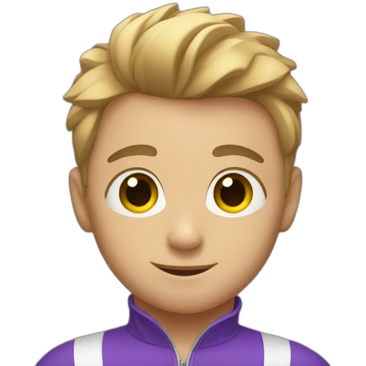 A boy gymnast emoji