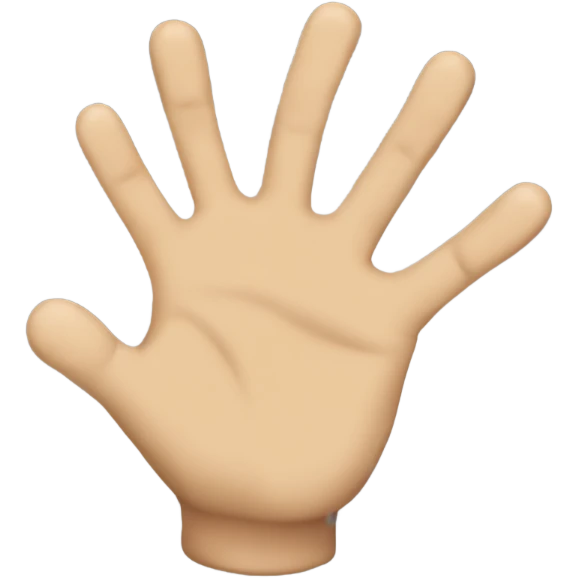 Hand from the movie 'Wednesday emoji