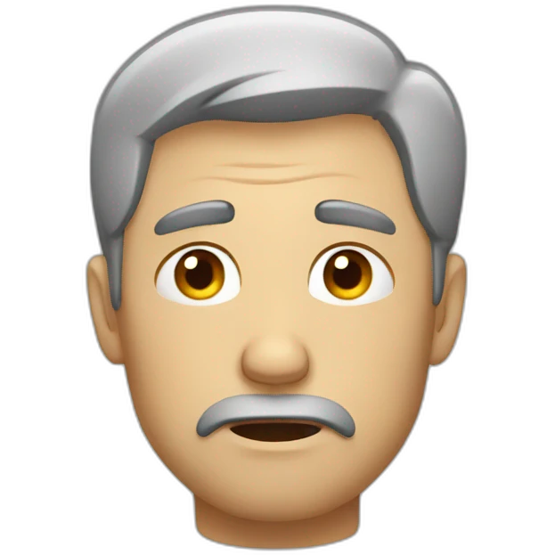 very tired man emoji