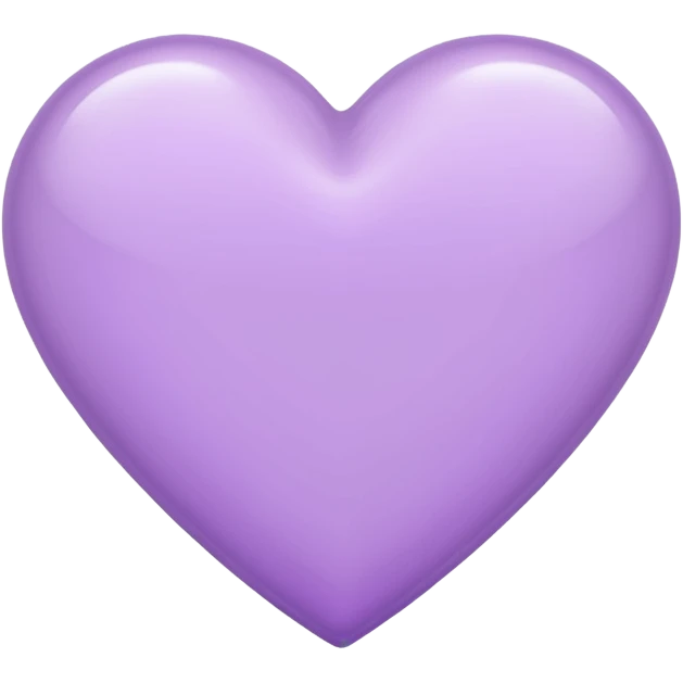 Light purple heart emoji