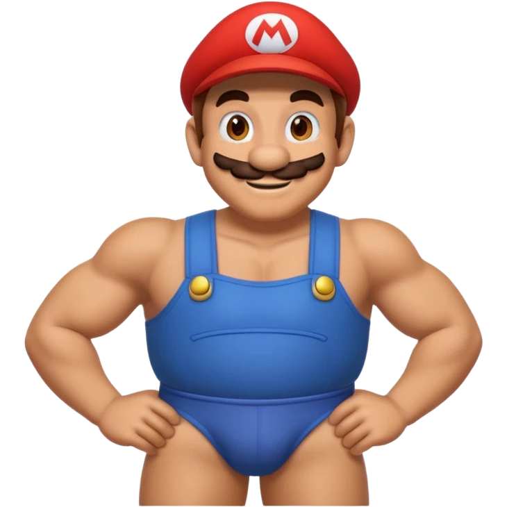 mario with huge massive asscheeks  emoji