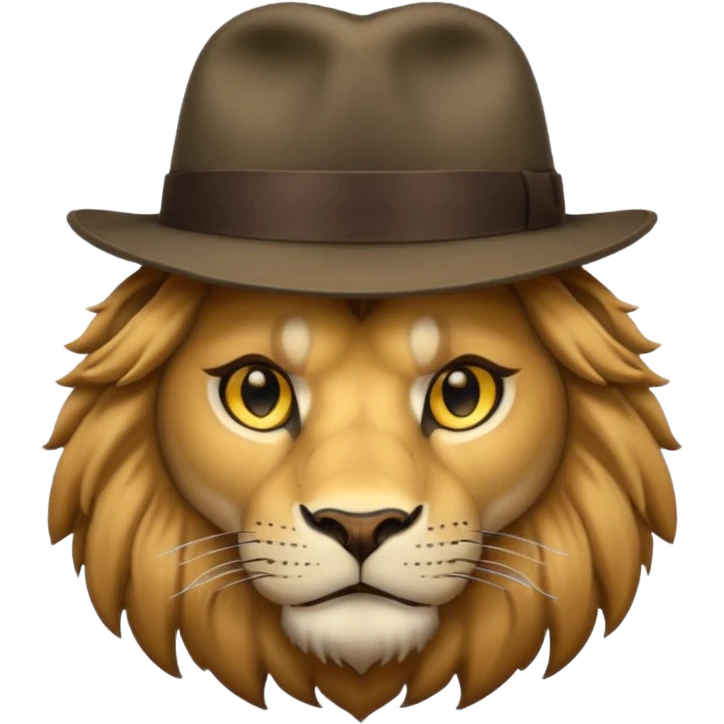 lion   gangster  emoji