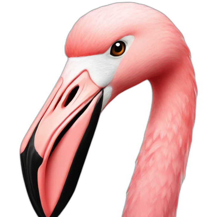 flamingo face emoji