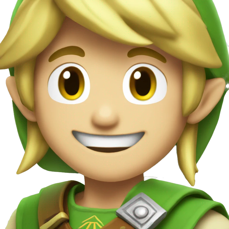 link from zelda laughing emoji