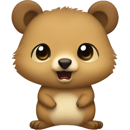 Angry Quokka Chibi emoji