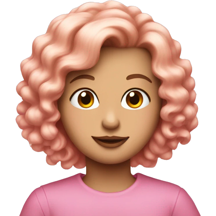 Pretty in pink emoji