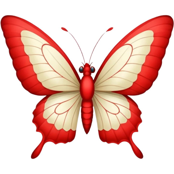 Farfalla rossa emoji