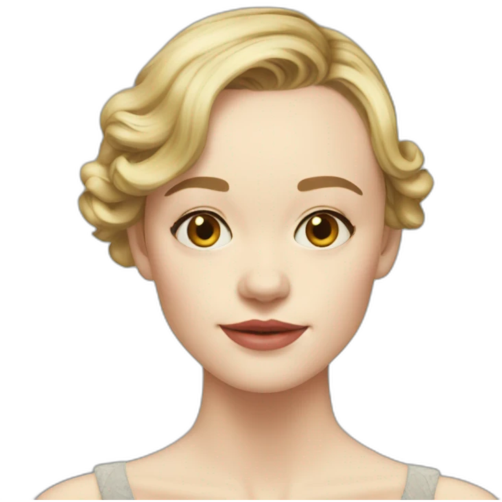 Carey Mulligan head only no neck emoji