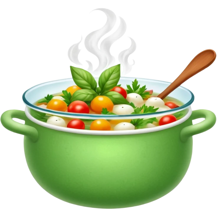 Борщ з салом та пампушками  emoji