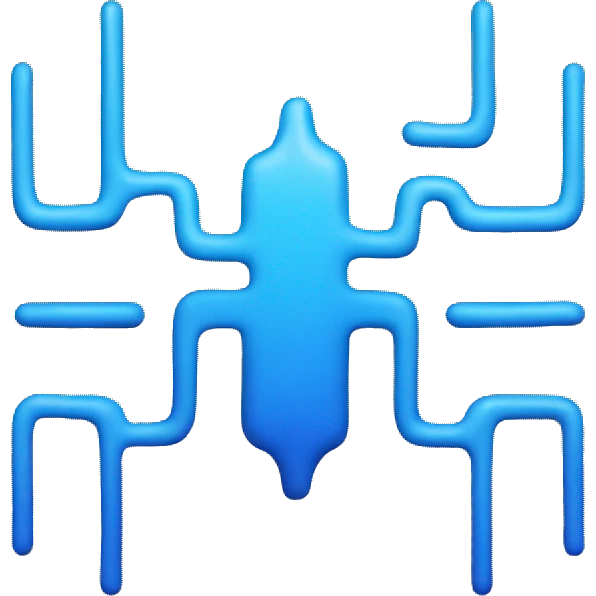 blue pulse emoji